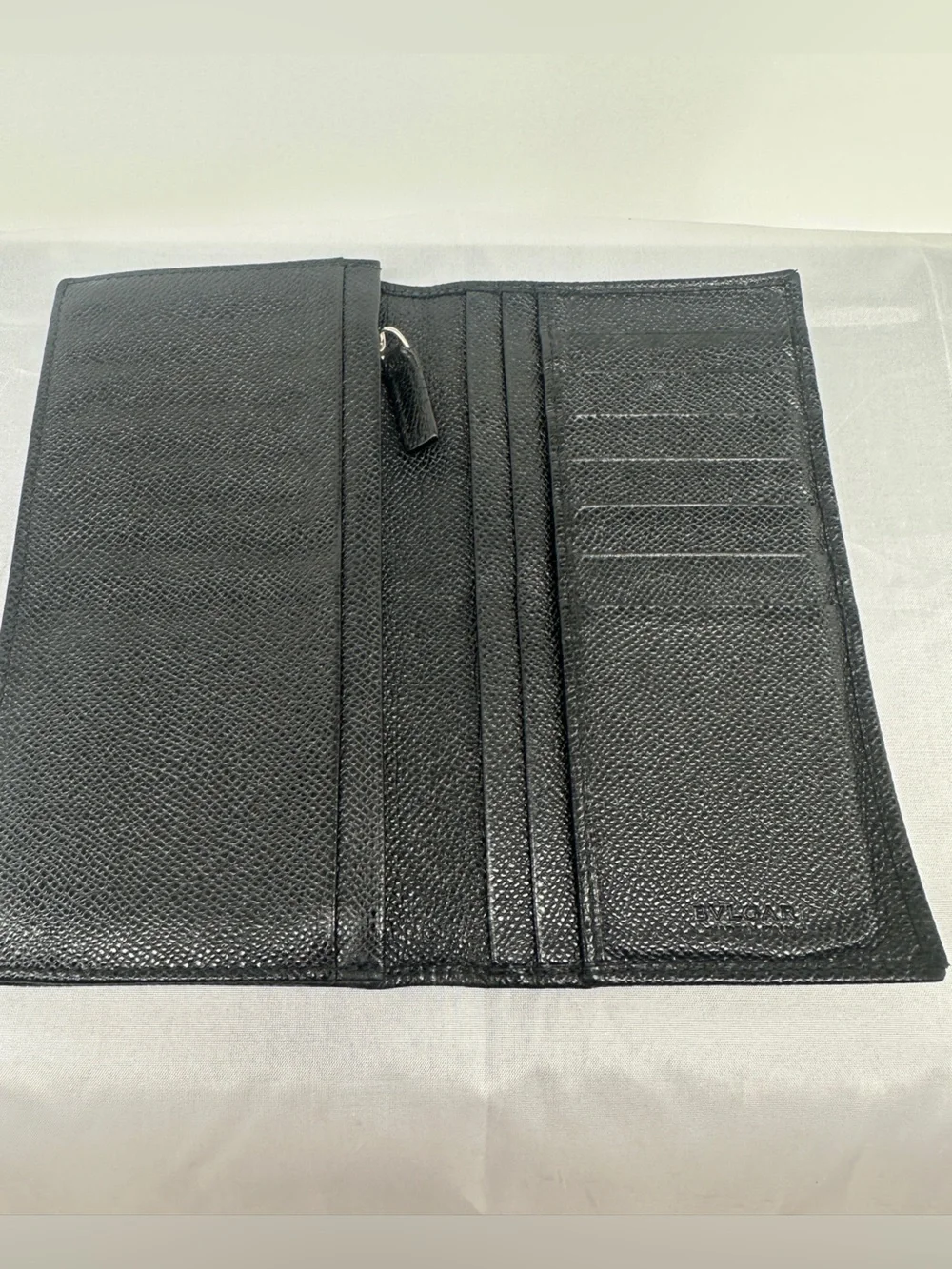 Bvlgari Long Wallet Bvlgari Bulgari Bifold Long Wallet Grain leather
